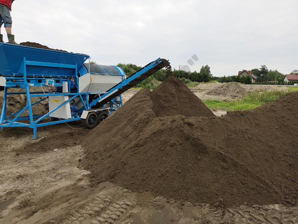 ziemia przesiewana do ogrodów